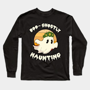 ghostly little vintage Long Sleeve T-Shirt